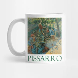 Apple Picking by Camille Pissarro Mug